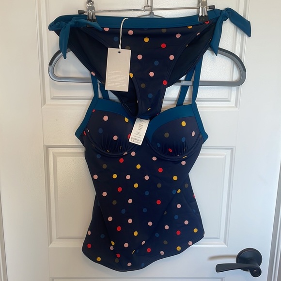 Boden Polka Dot String Bikini Bottom NWT - Picture 5 of 5